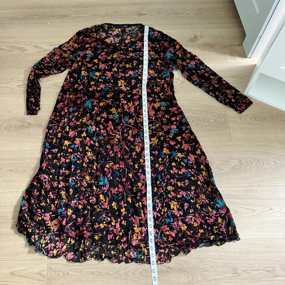 Liv by Habitat clothes NWT mesh long sleeve midi dress size XL - Picture 9 of 9